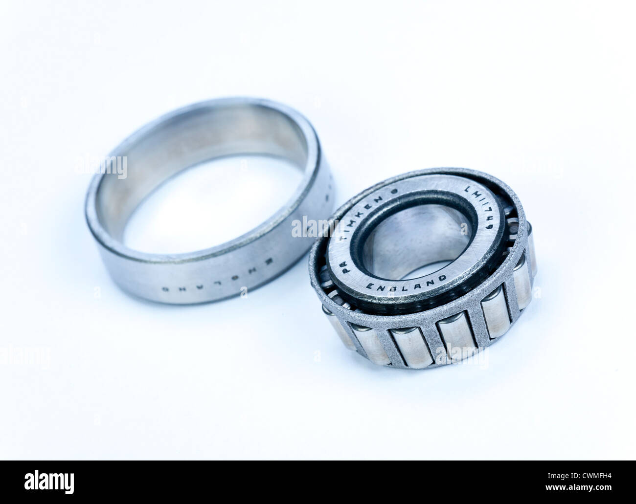 tapered roller bearings made by Timken Stock Photo