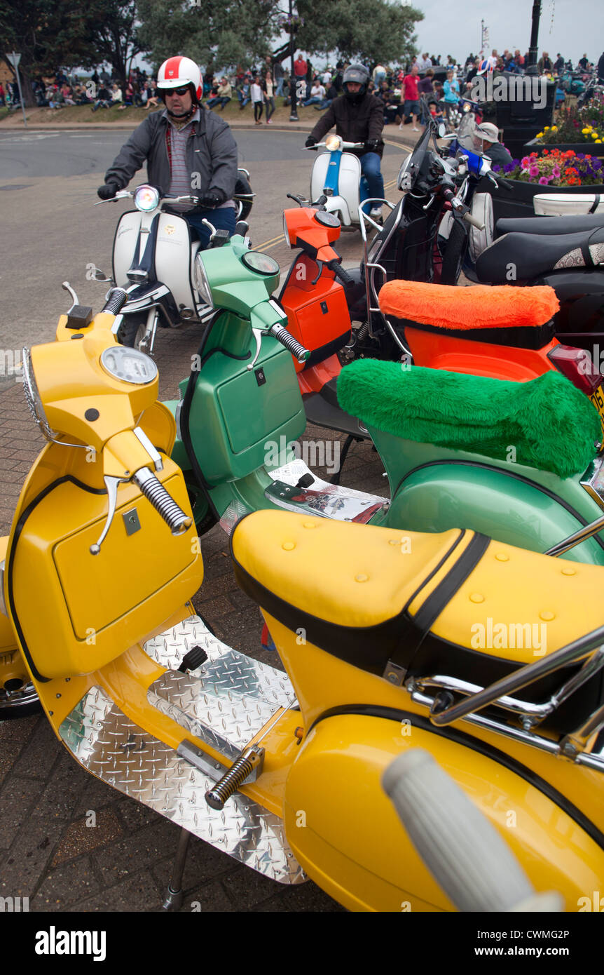 Vespa rally scooter rally hi-res stock photography and images - Alamy