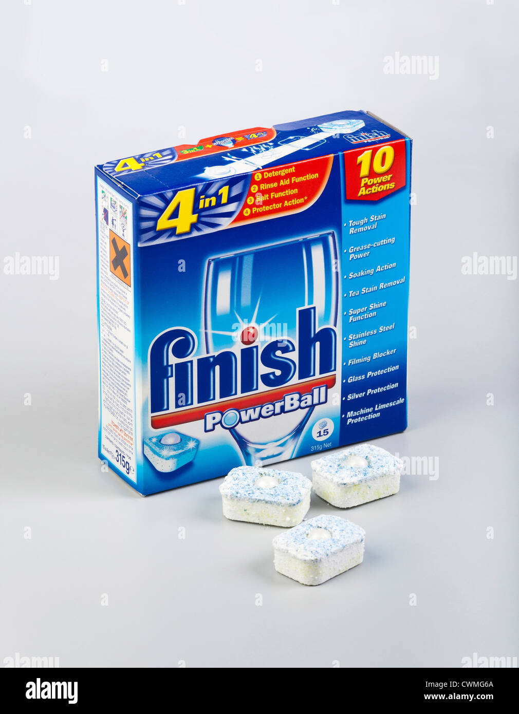 Finish dishwasher tablets made by Reckitt Benckiser Stock Photo