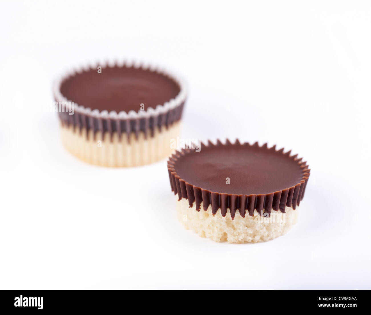 chocolate cupcakes Stock Photo