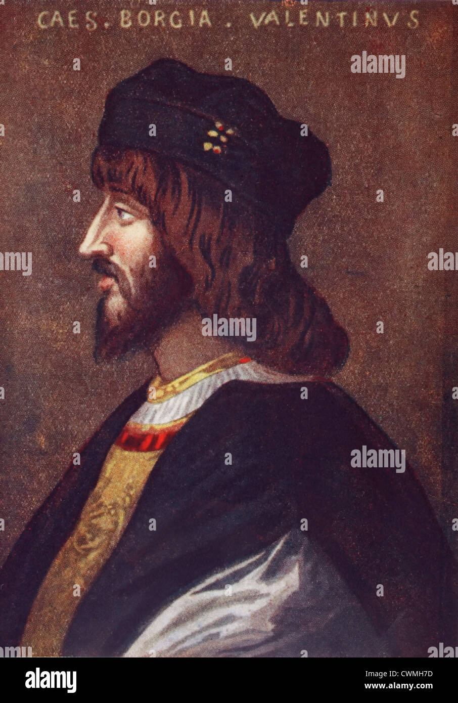 Cesare Borgia, 1475 or 1476 - 1507. Stock Photo