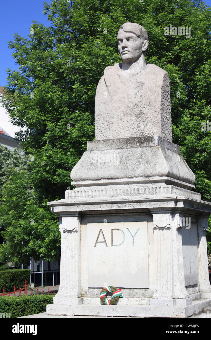 Romania, Ady Endre, Oradea, statue Stock Photo