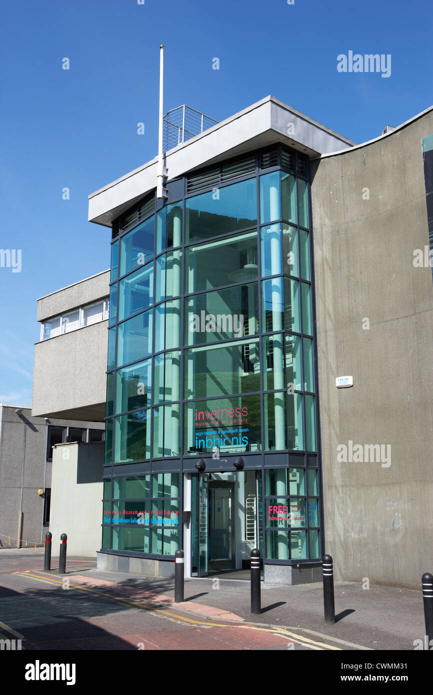 inverness museum and art gallery highland scotland uk Stock Photo