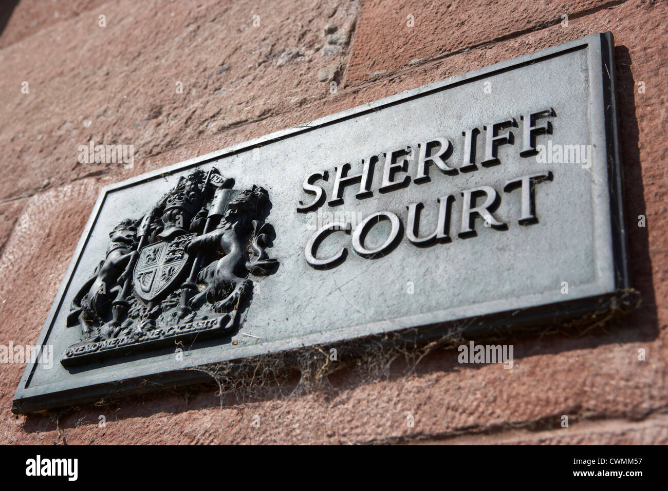 inverness sheriff court in inverness castle highland scotland uk Stock