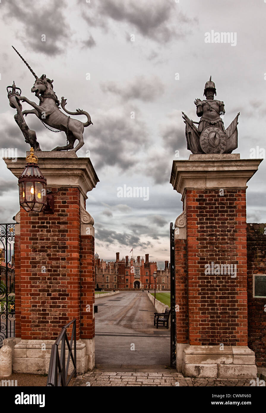 Hampton Court Palace,Surrey,England Stock Photo