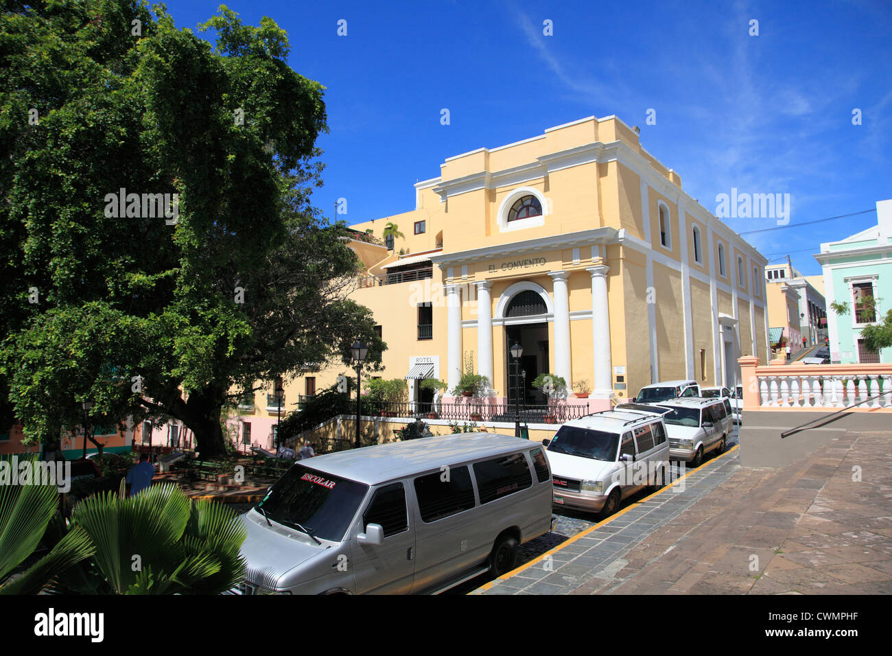 Hotel El Convento, Old San Juan, San Juan, Puerto Rico, USA, Caribbean Stock Photo