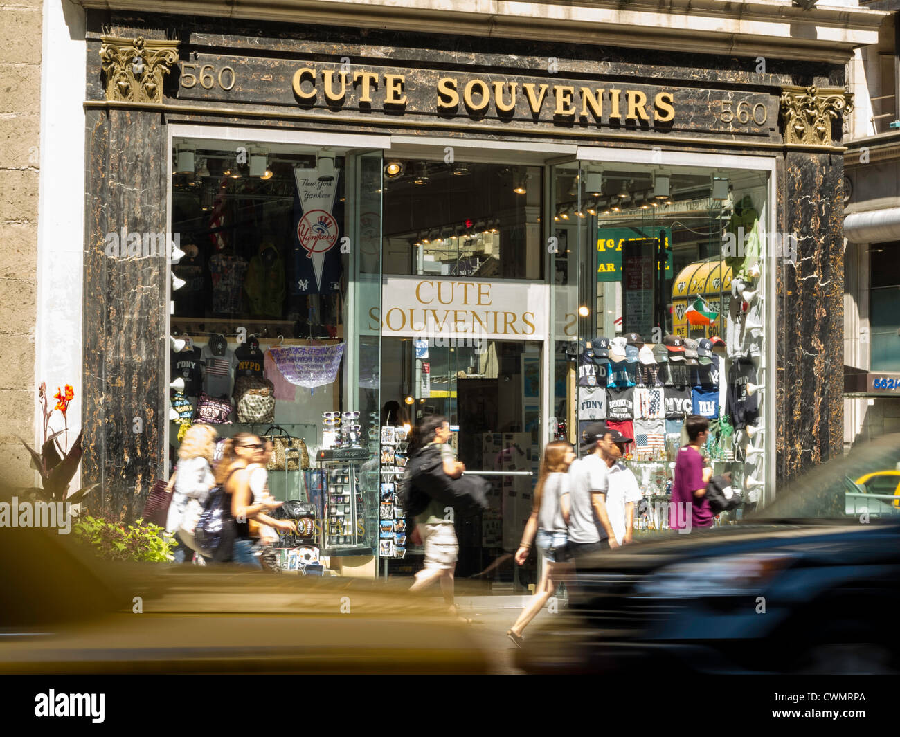 Cute Souvenirs Store, Fifth Avenue, NYC Stock Photo Alamy
