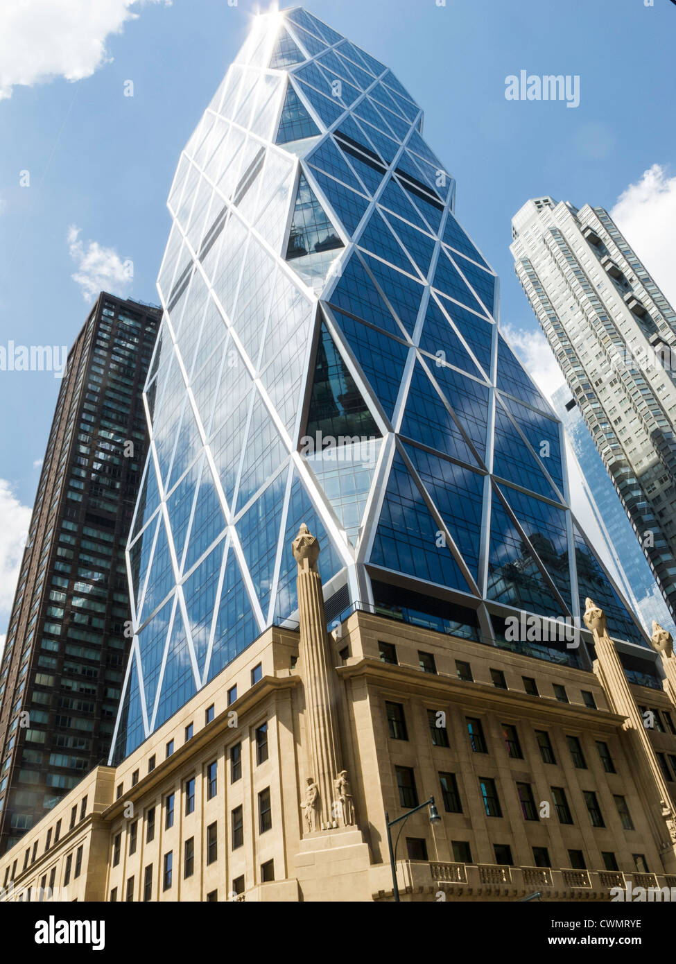 Hearst Tower, 300 W. 57th Street, NYC Stock Photo Alamy
