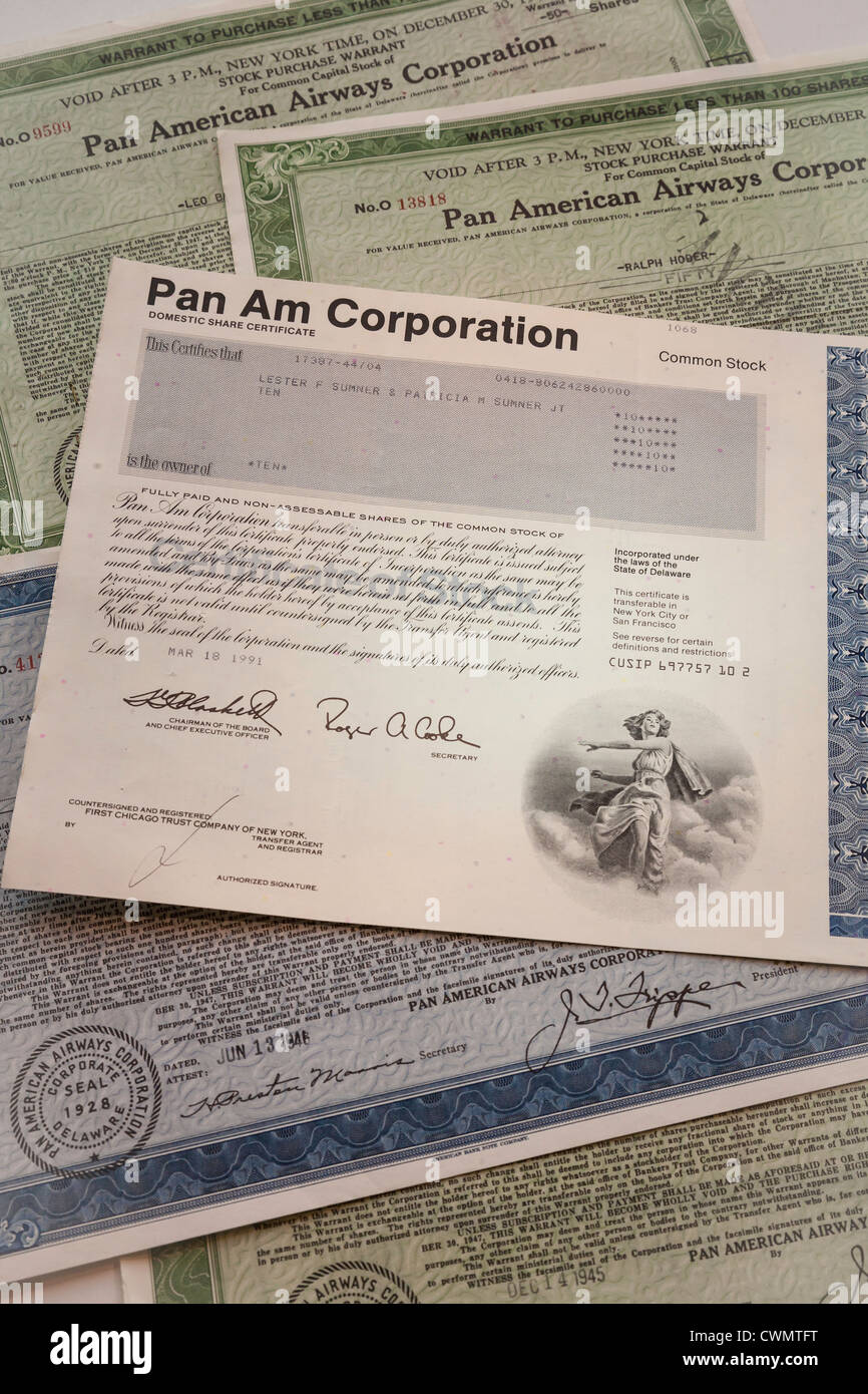 Pan Am Airlines Stock Photos & Pan Am Airlines Stock Images Alamy