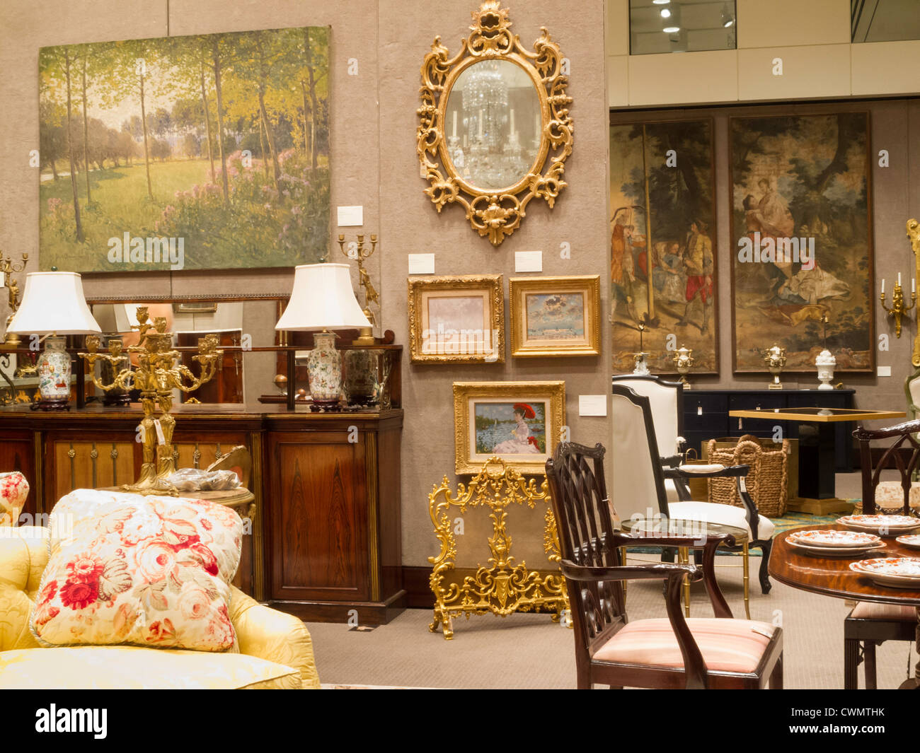 Display at Christie's Inc. Auction House, New York City Stock Photo Alamy