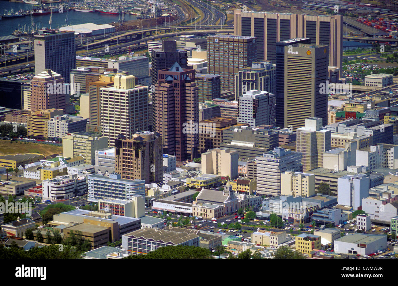 South Africa Cape Town skyline Stock Photo - Alamy