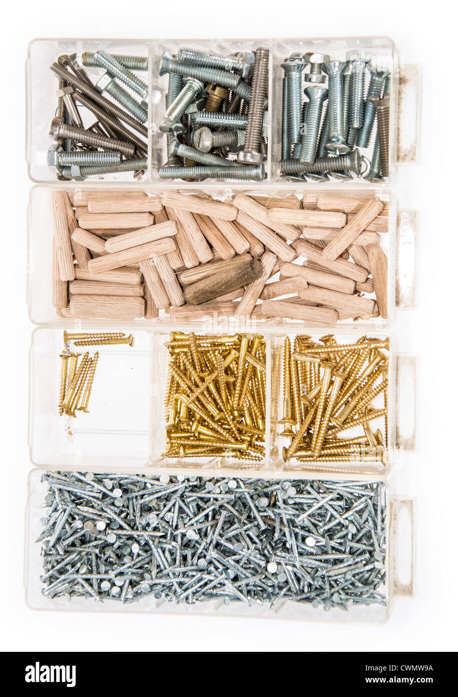 Storage Box Screws Stock Photos & Storage Box Screws Stock Images Alamy