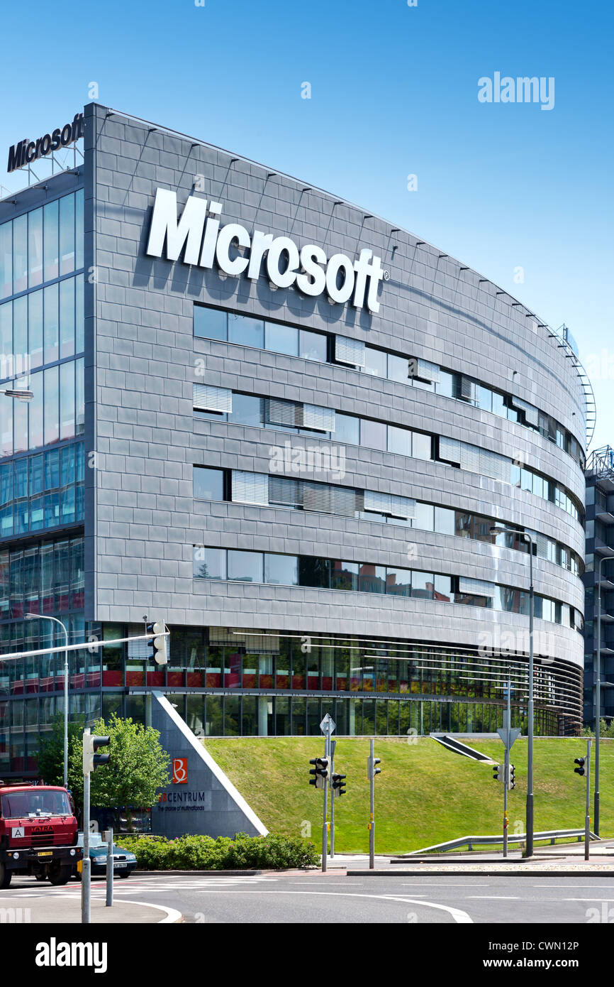Microsoft, BB Centrum, Business Centrum Brumlovka, Michle, Praha, Ceska republiky Stock Photo