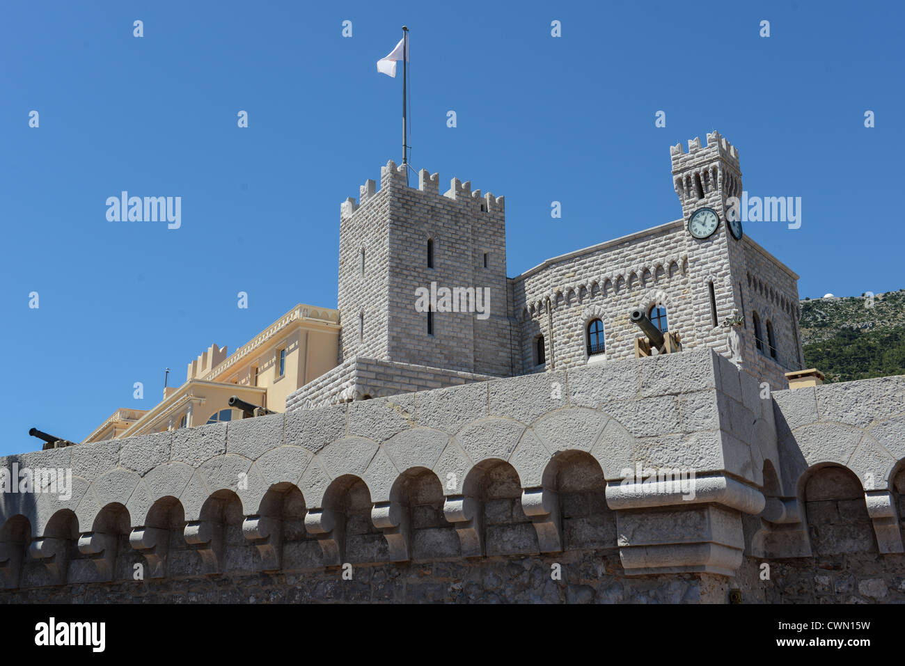 Monte Carlo Monaco Castle Stock Photo - Alamy
