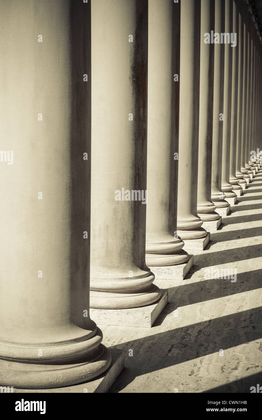 Pillars of Strength Stock Photo Alamy