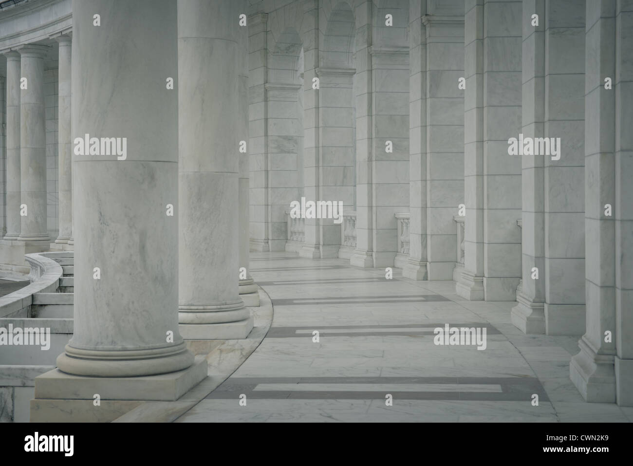 Row of Pillars and Columns Stock Photo Alamy