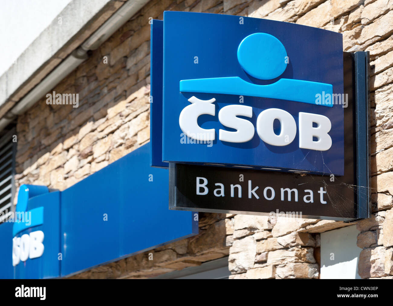 CSOB,  Praha, Ceska republika Stock Photo