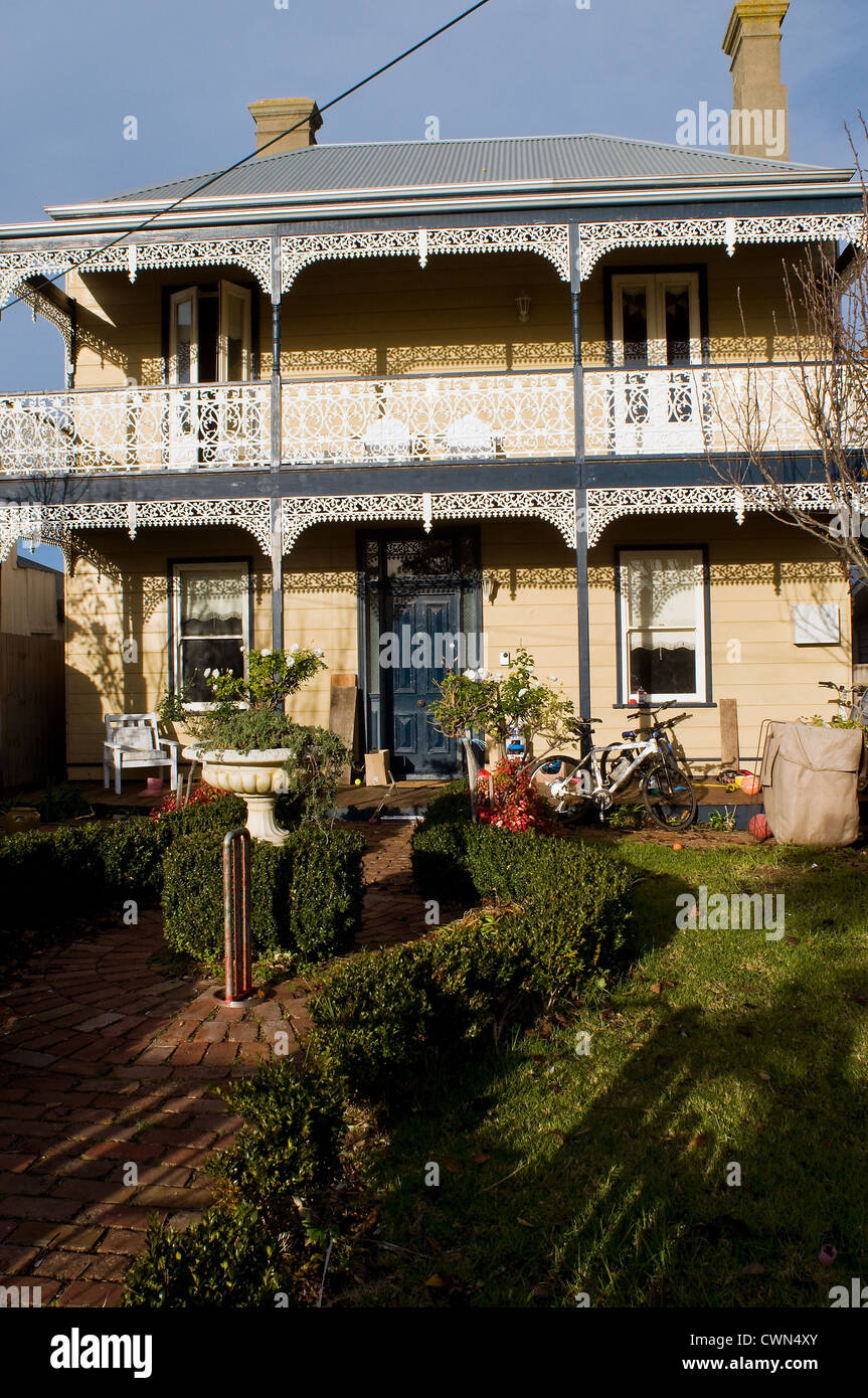 Period house, Queenscliff, Victoria, Australia Stock Photo Alamy