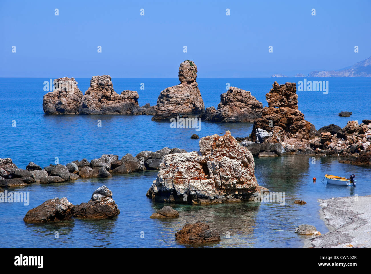 Mourtias beach (Pelion Peninsula, Thessaly, Greece) Stock Photo