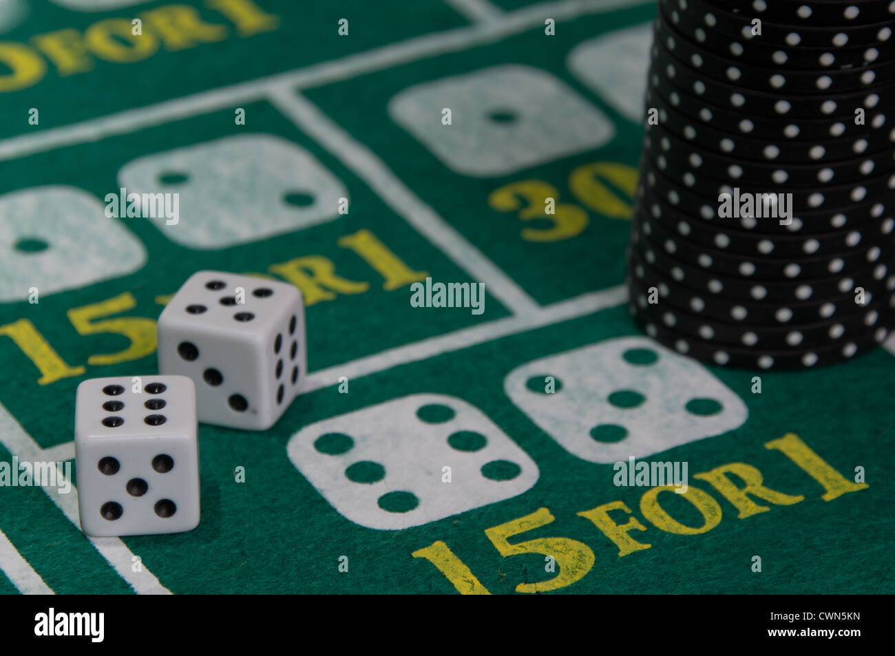 Game Dice Casino Hi Res Stock Photography And Images Alamy