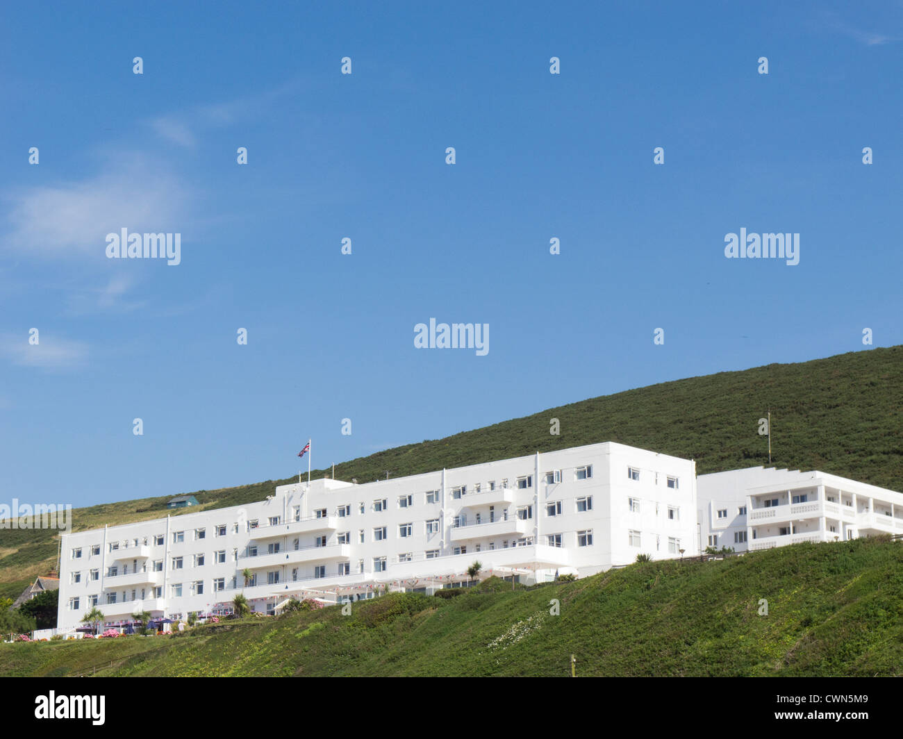Saunton Sands Hotel. Saunton, North Devon. Stock Photo