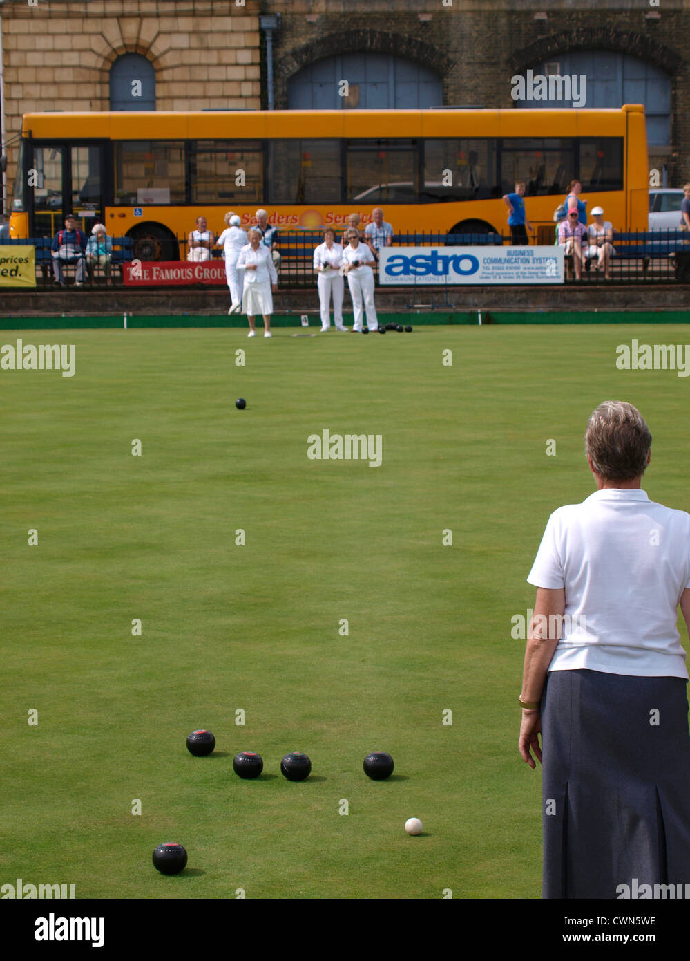 Ladies Bowls, Great Yarmouth, Norfolk, UK Stock Photo Alamy