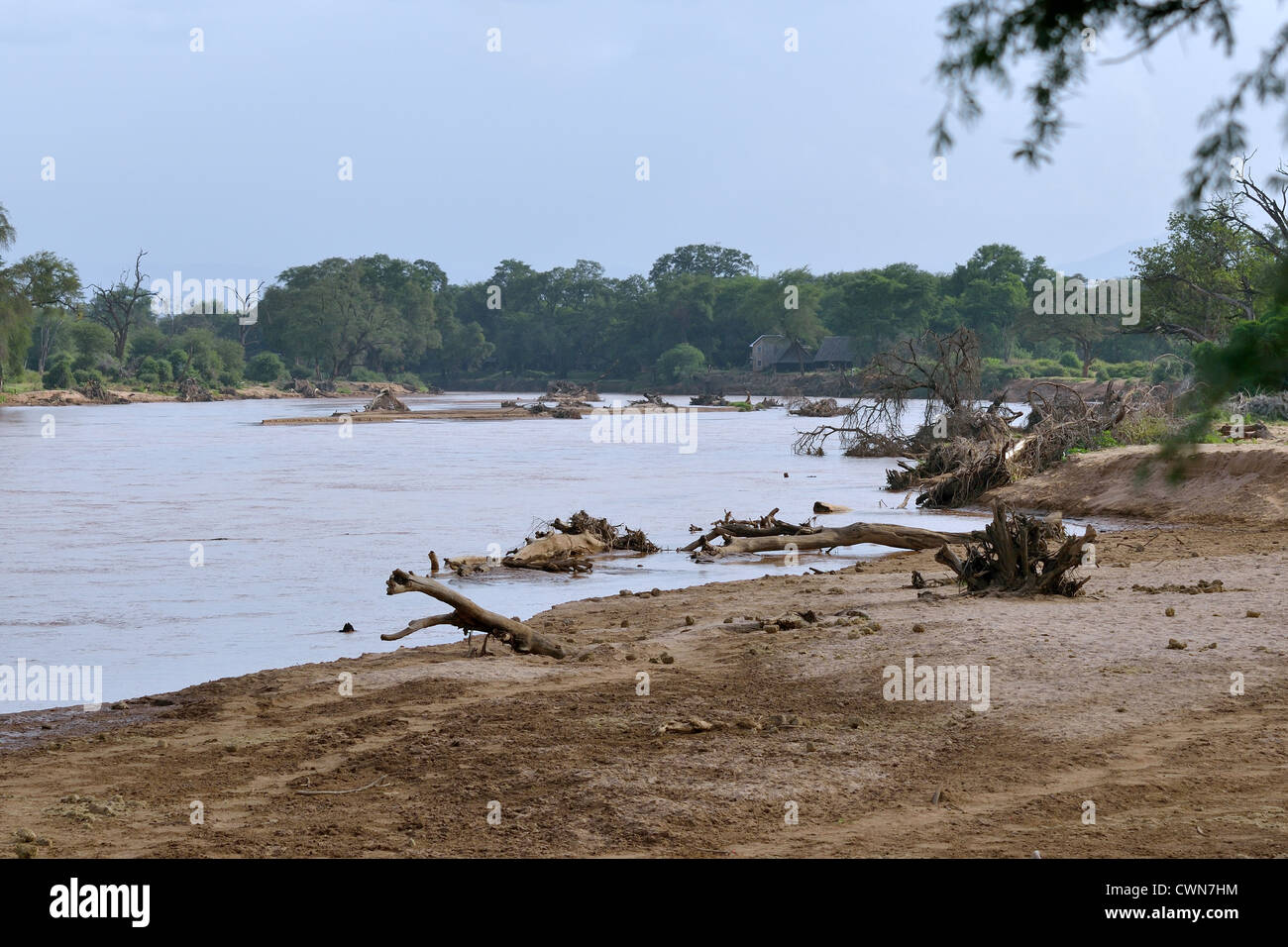 Ewasu Ngiro River, Samburu Stock Photo