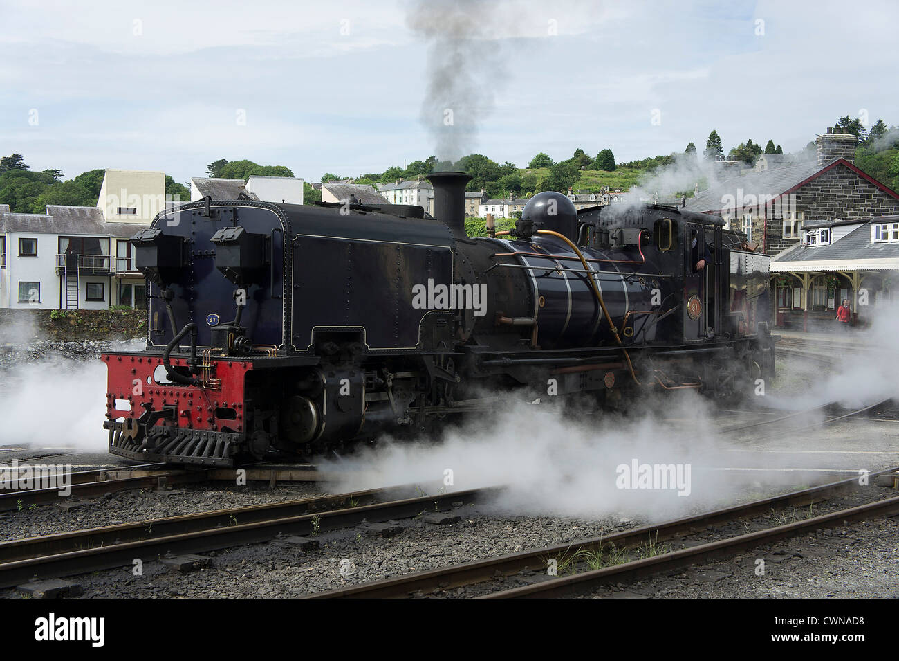 South african steam on the narrow gauge welsh highland