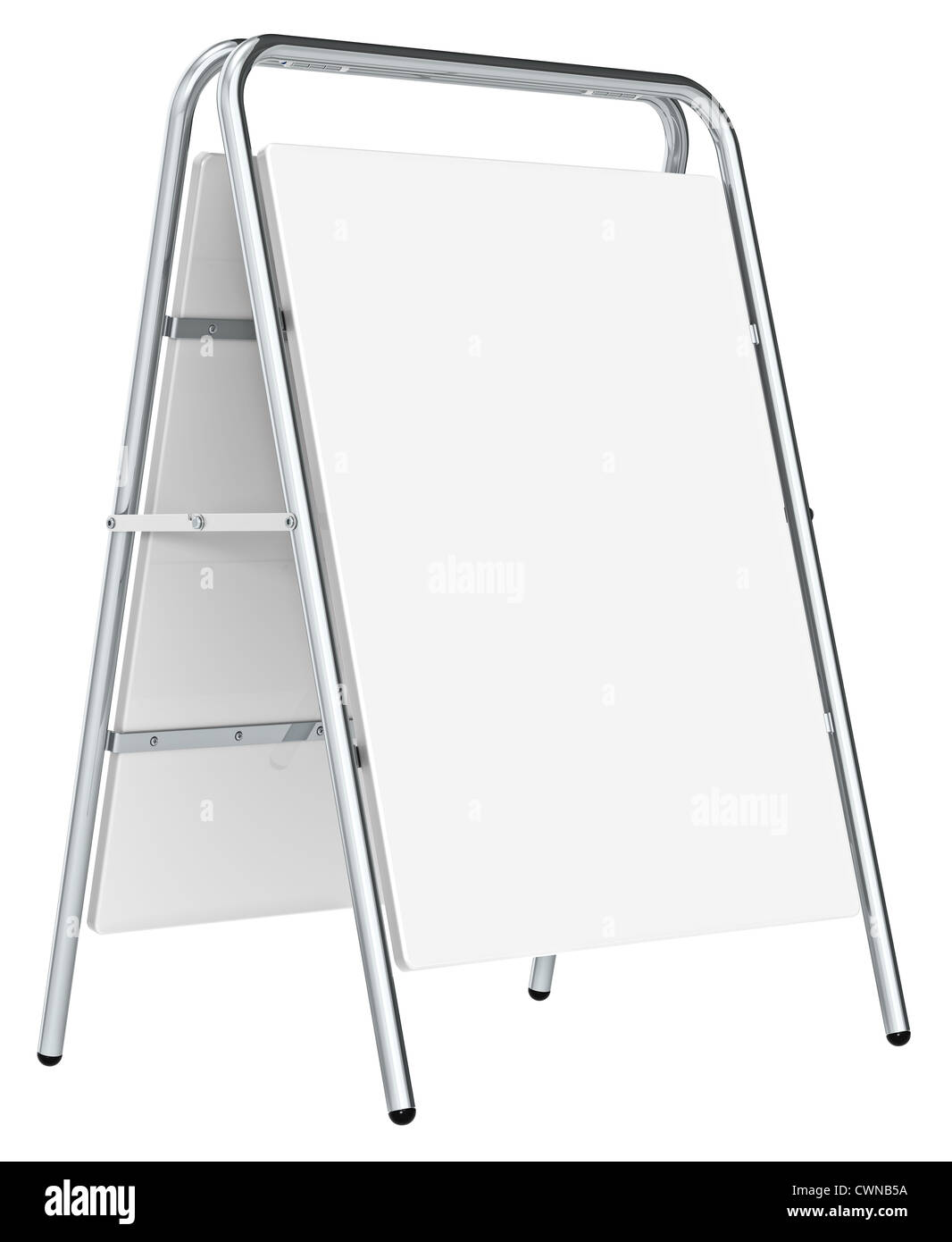 Sandwich Board. Sandwich Board, isolated on white. Blank for Copy Space