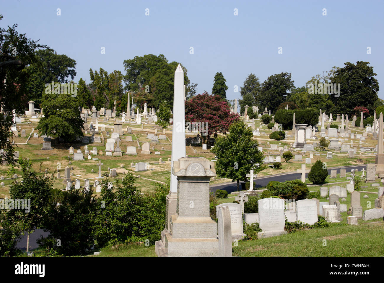 Hollywood cemetery in Richmond, Virginia. President James Madison and