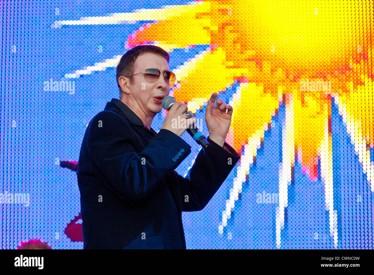 Marc Almond formerly of the group Soft Cell at the Rewind Festival Henley on Thames 2012. PER0329 Stock Photo