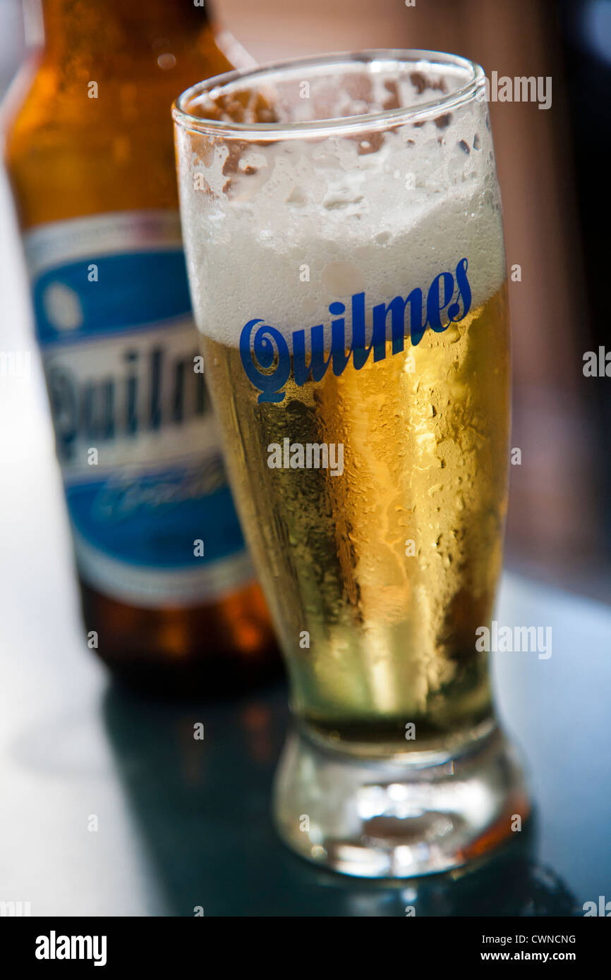 Quilmes beer, Buenos Aires, Argentina. Stock Photo