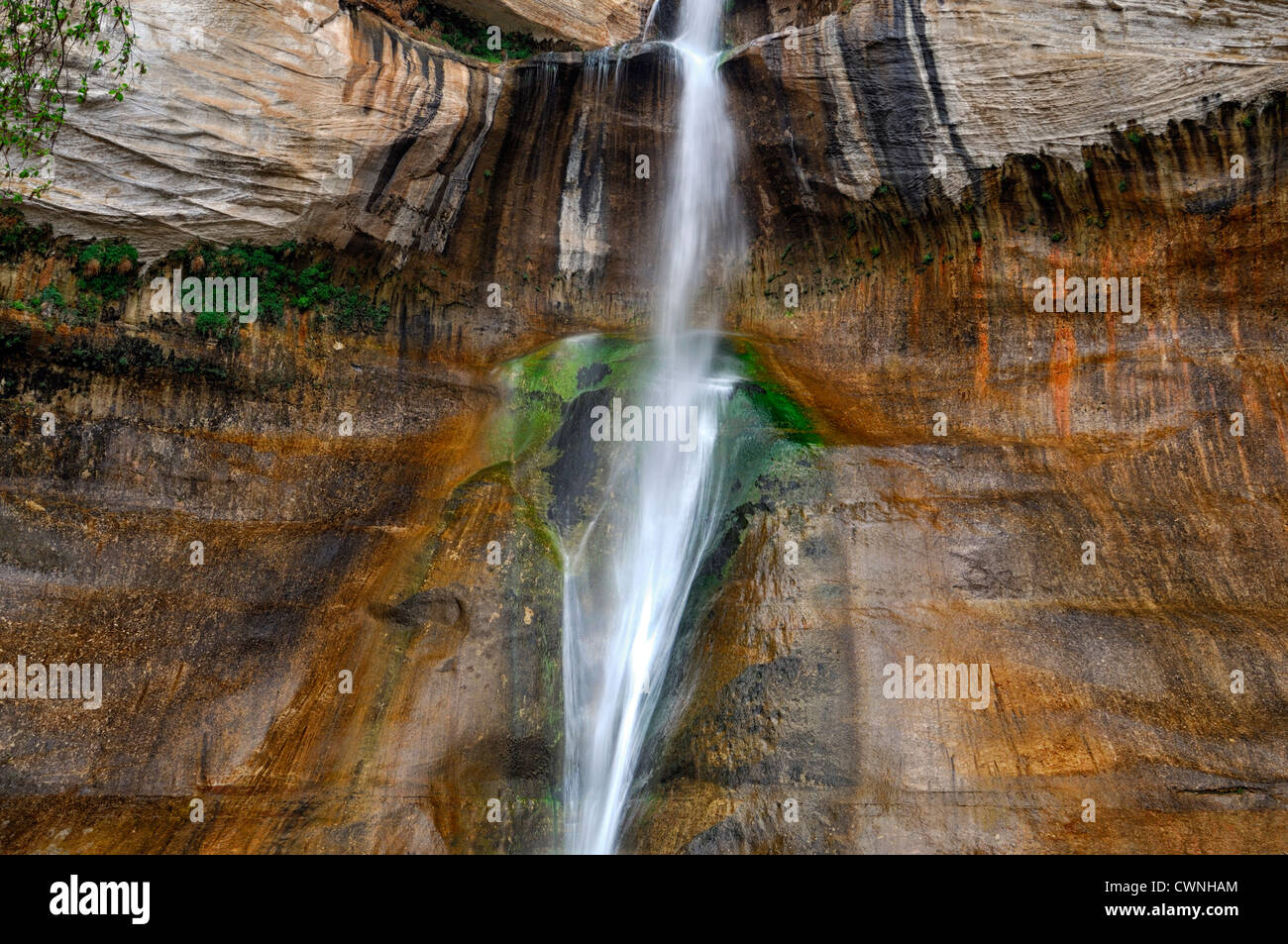 Lower Calf Creek Falls desert waterfall Canyon Escalante National