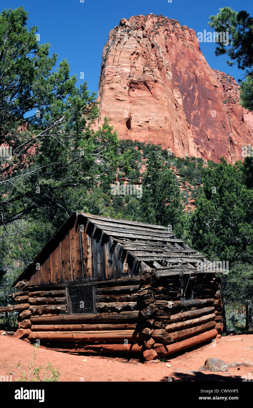 Larson Cabin Along Taylor Creek Kolob Canyon Section Zion National