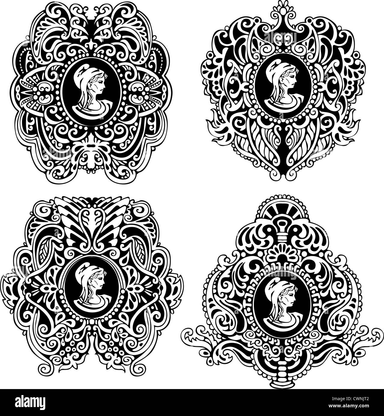 Ancient cameos Black and White Stock Photos & Images Alamy