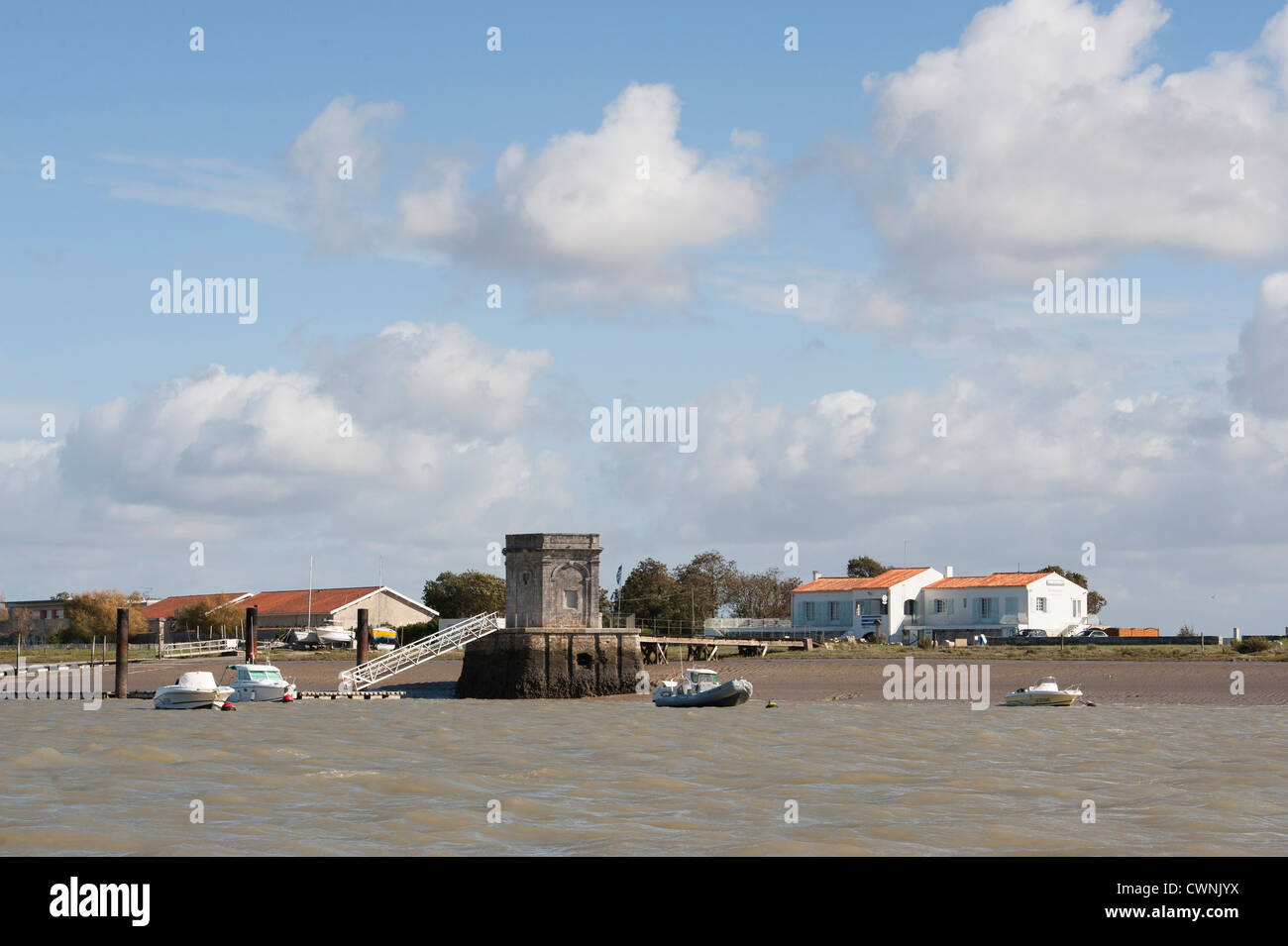 Charente Rier Anchorage in Charente river Stock Photo - Alamy