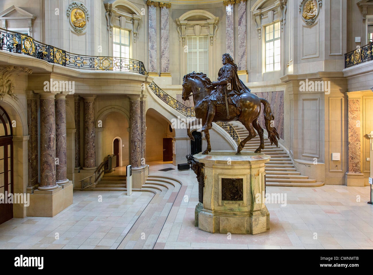 Europe, Germany, Berlin, Museumsinsel (Museums Island), The entrance hall of the Bode Museum Stock Photo
