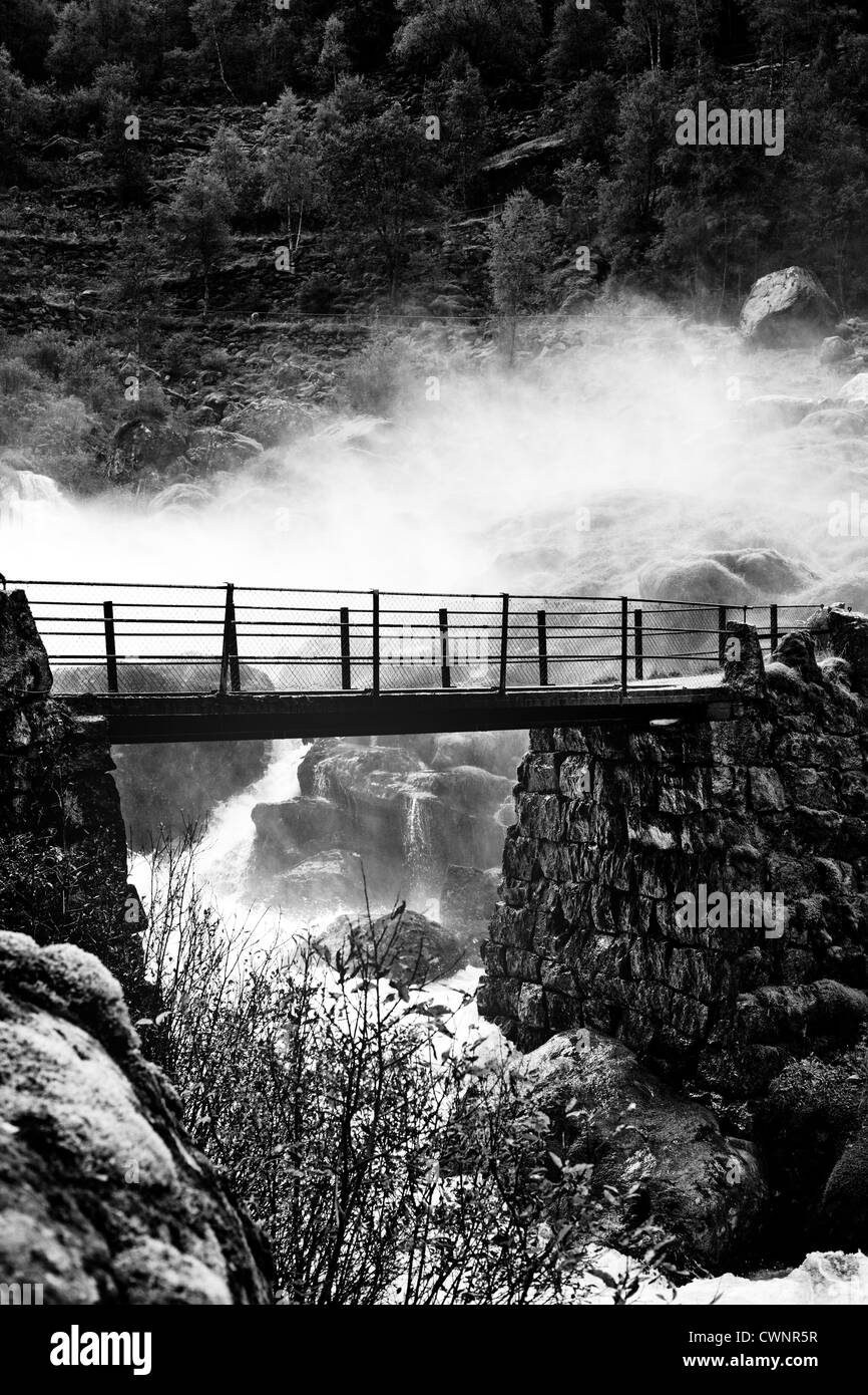 Bridge with waterfall hires stock photography and images Alamy
