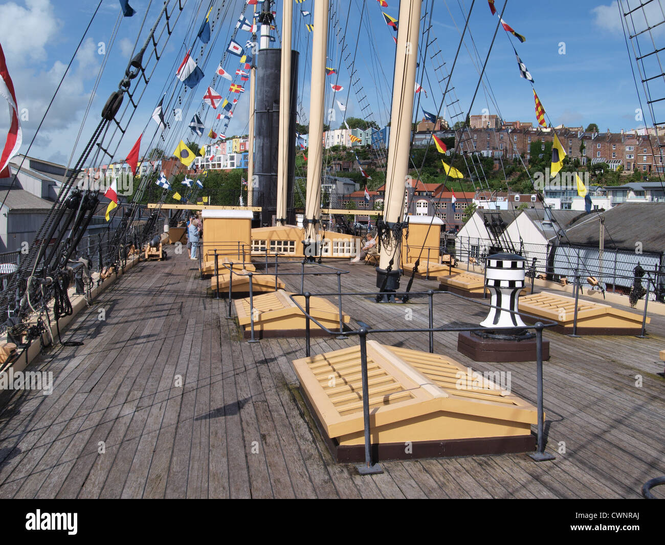 Deck of the SS Great Britain. Bristol. UK Stock Photo Alamy