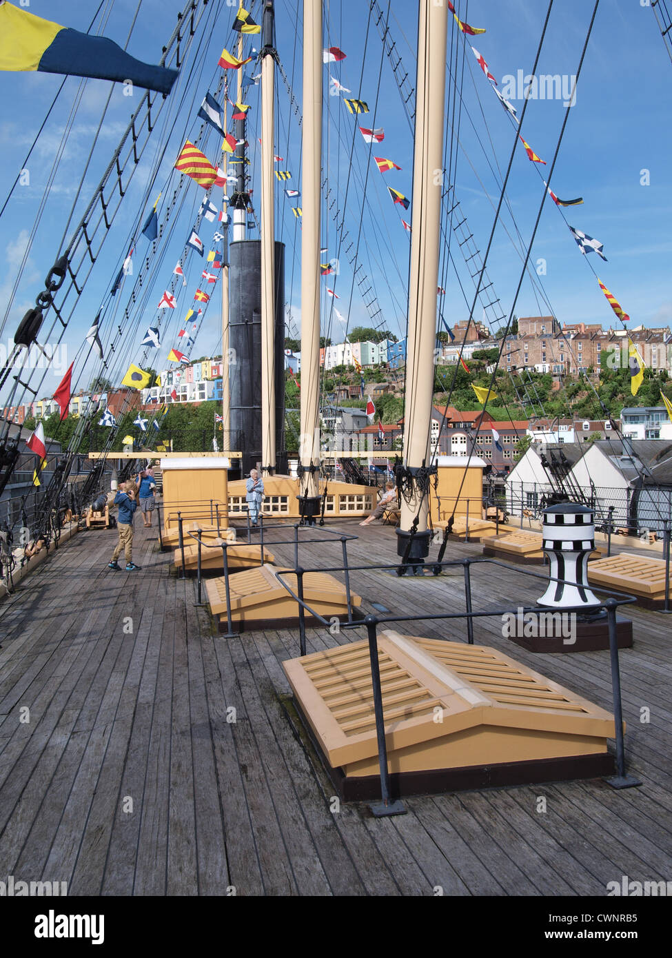 Deck of the SS Great Britain. Bristol. UK Stock Photo Alamy