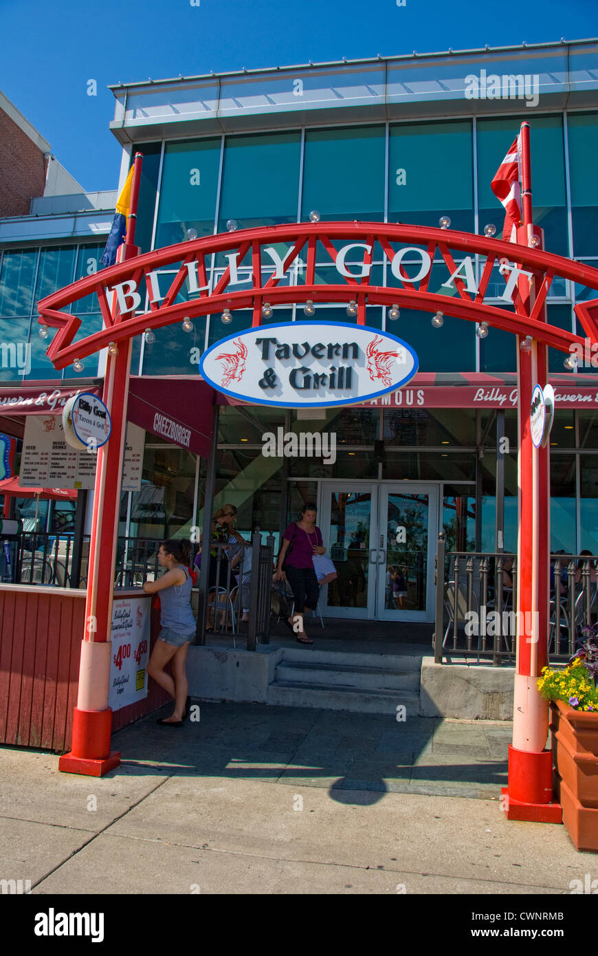 Billy Goat Tavern & Grill at Navy Pier in Chicago, Illinois Stock Photo