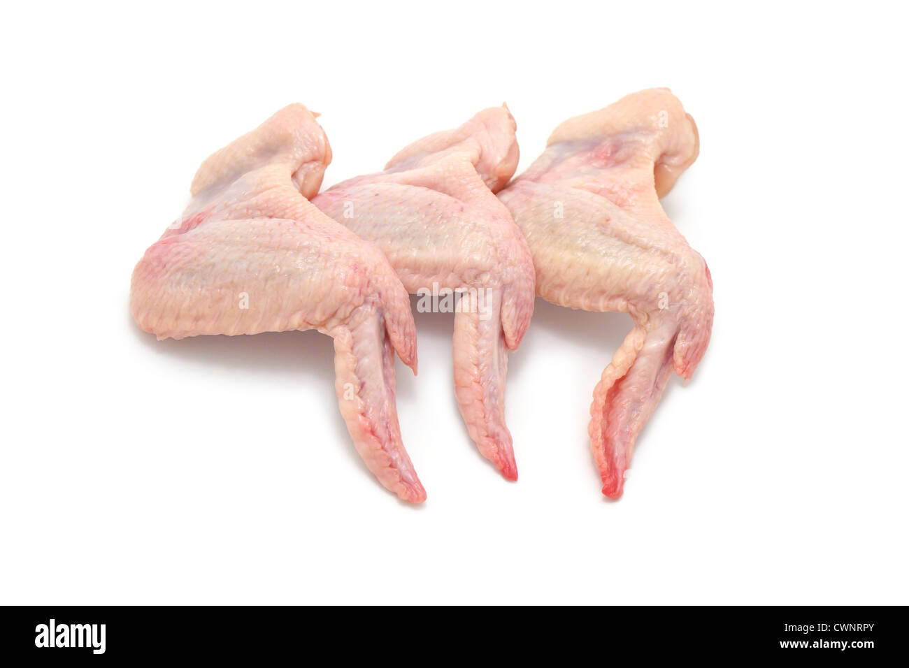 An uncooked chicken wing Cut Out Stock Images & Pictures Alamy