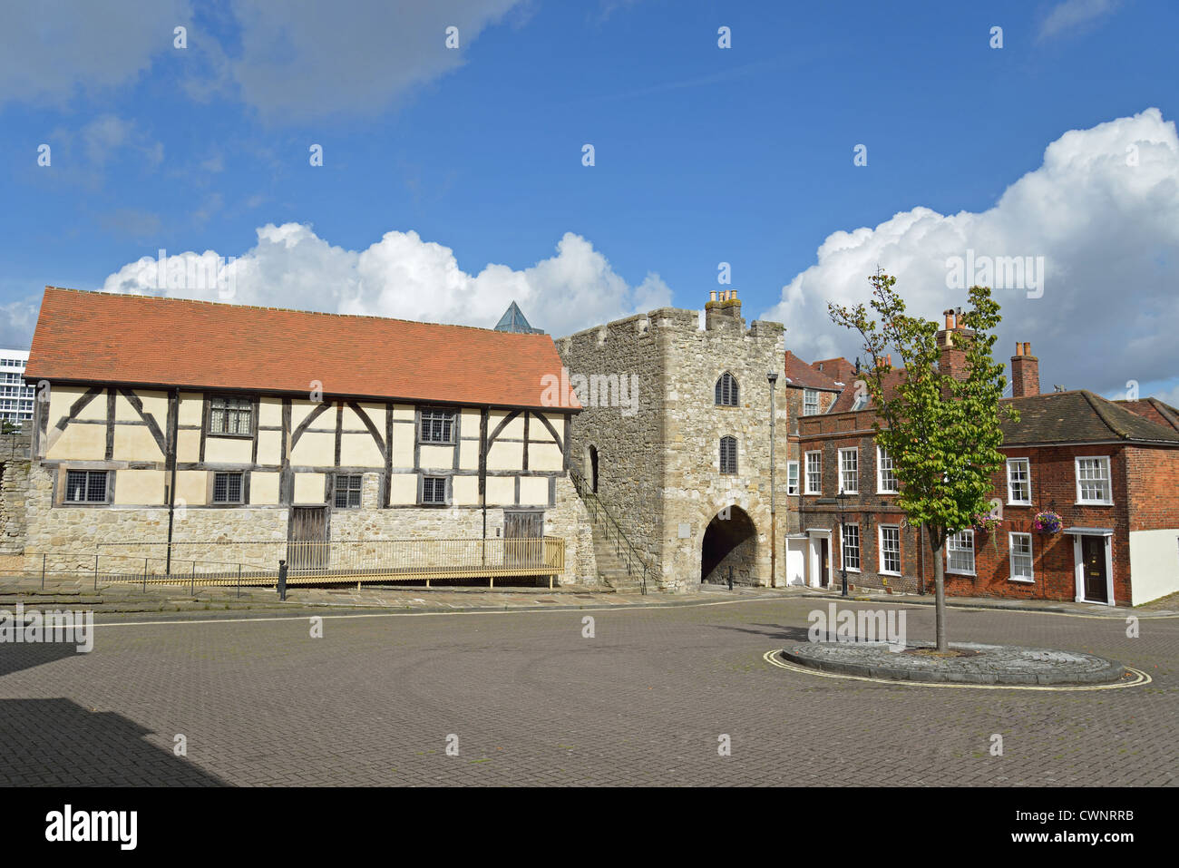 15th century Westgate Hall, Westgate, Old City, Southampton, Hampshire, England, United Kingdom Stock Photo
