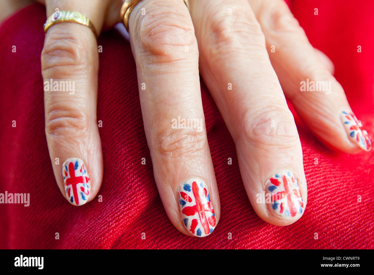 livingthemoment: British Nails on Flickr. #Jubilee... | Flickr