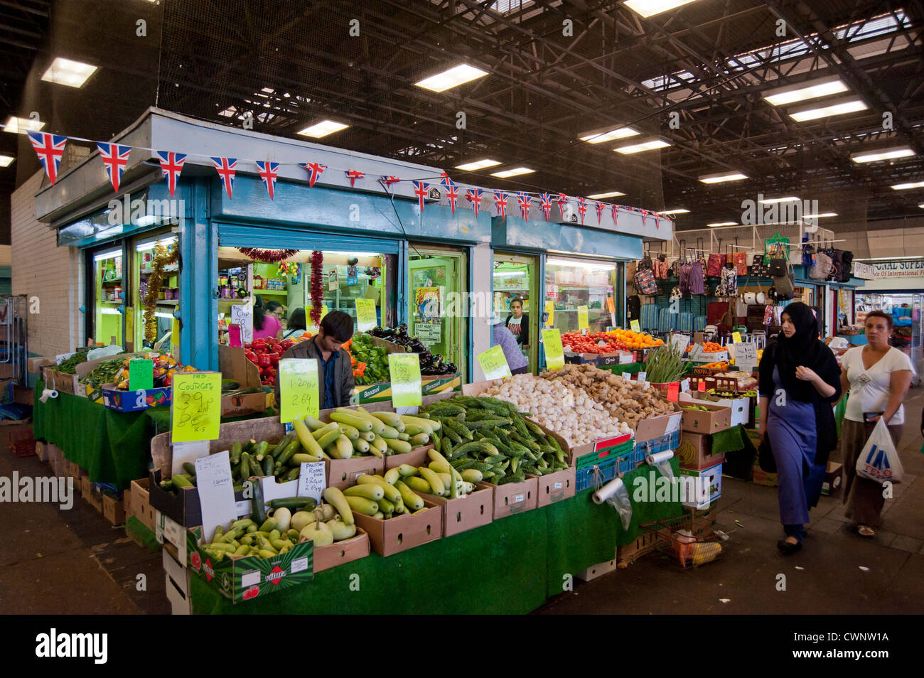 Queens Market, Upton Park in London Stock Photo Alamy