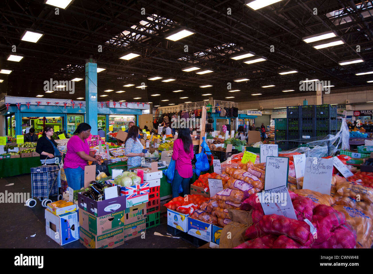 Queens Market, Upton Park in London Stock Photo 50267848 Alamy