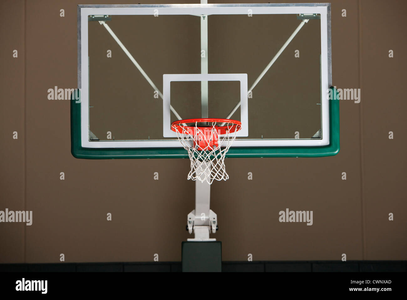 Basketball hoop with backboard Stock Photo Alamy