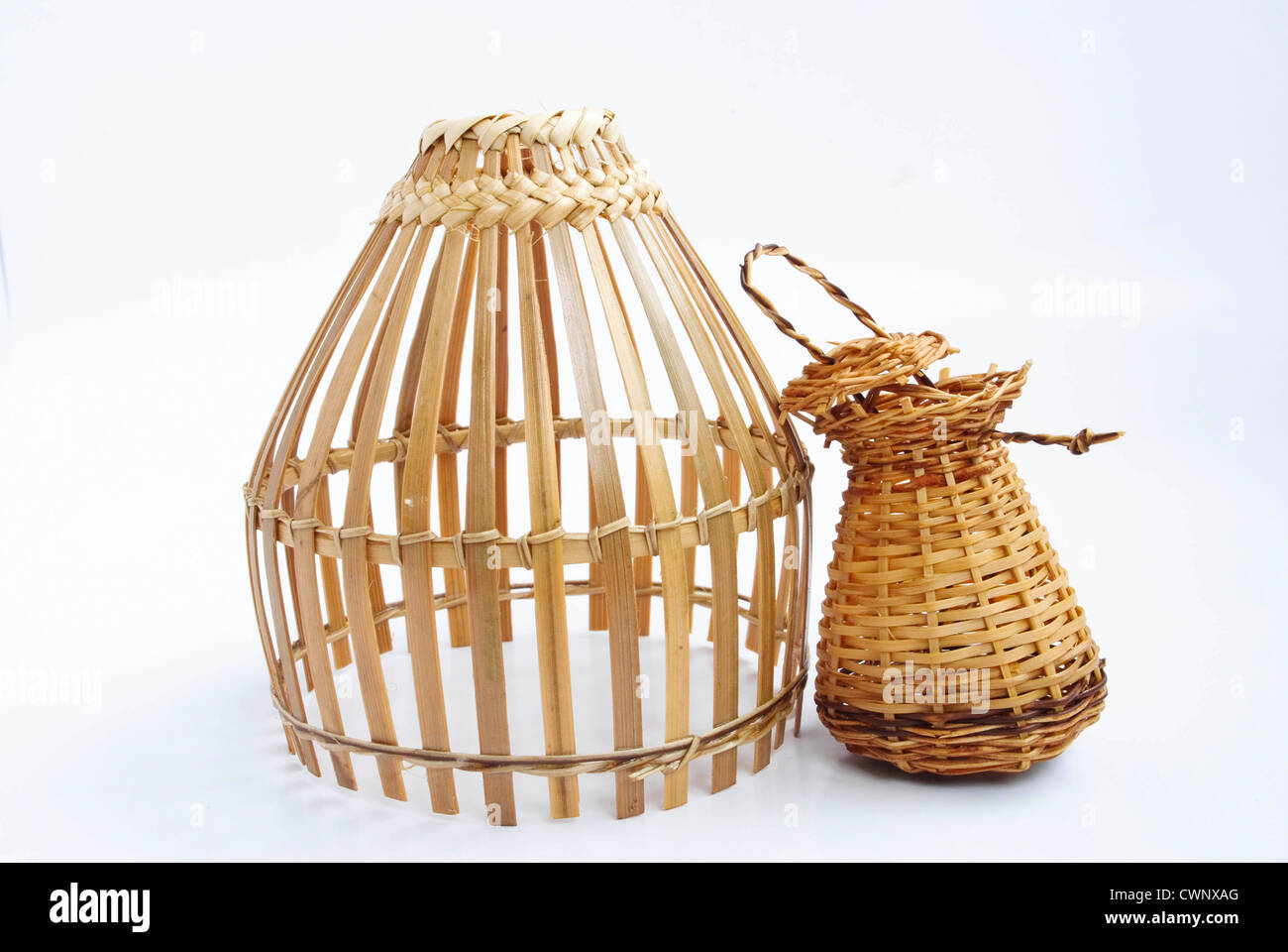 Thailand bamboo fishing trap made from bamboo wood Stock Photo Alamy