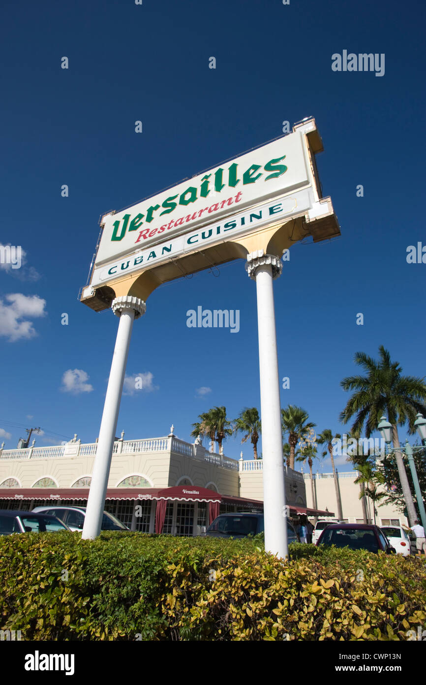 VERSAILLES CUBAN AMERICAN LANDMARK RESTAURANT CALLE OCHO LITTLE HAVANA