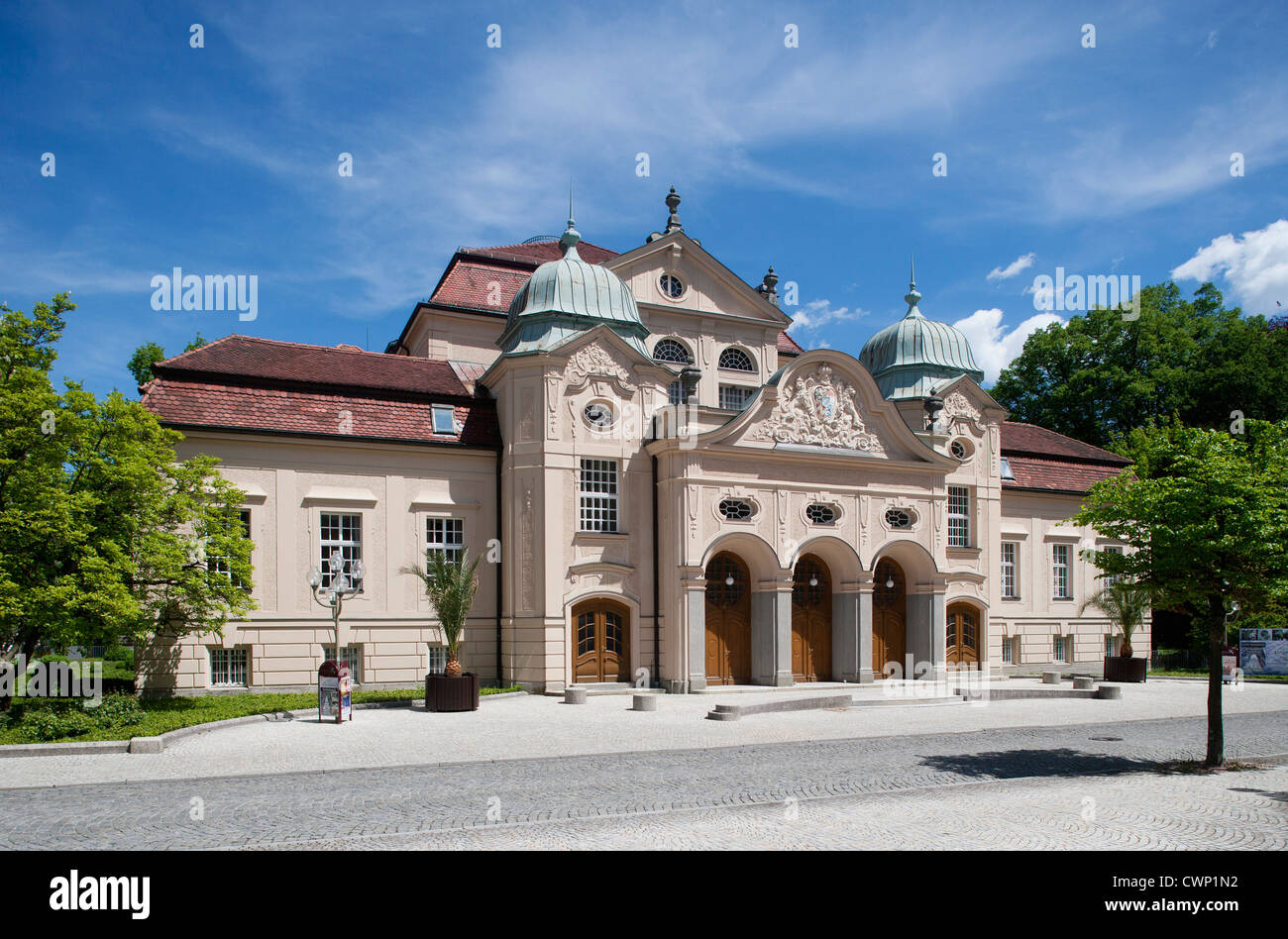 Germany, Bavaria, Bad Reichehall,View of Royal Spa Hotel Stock Photo